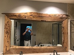 Custom mirror trim