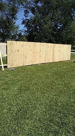 Building an 8 FT privacy fence